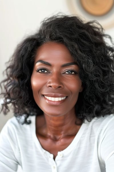 Peinado Rizos Naturales Para Mujeres Mayores.
