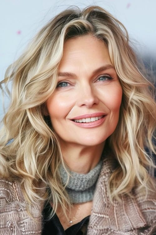 Peinado de media melena con ondas al hombro para mujeres de más de 60 años.